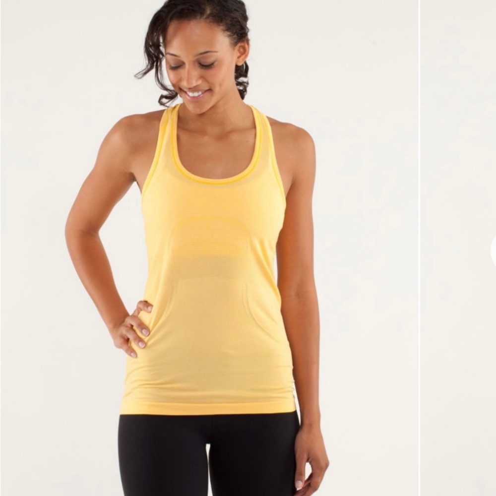 Yellow Swiftly Tech Racerback